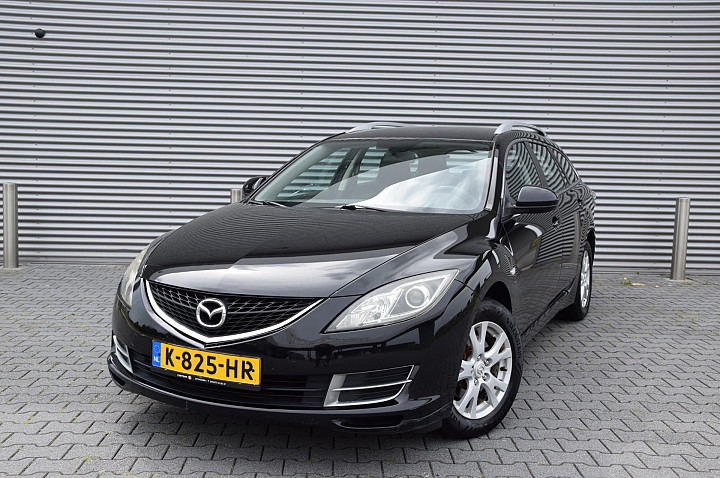 Mazda 6 Sportbreak 1.8 Business. Airco , Trekhaak, All Season banden (incl. 3 maanden CHECK & GO garantie)